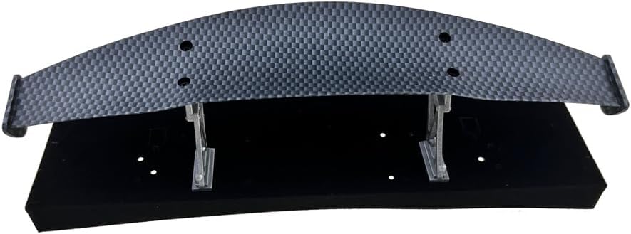 1/10 Tail Wing Carbon Fibre Color Rear Spoiler for 1/10 RC Drift Car On-Road Racing Car Upgrade Part (Matte476)