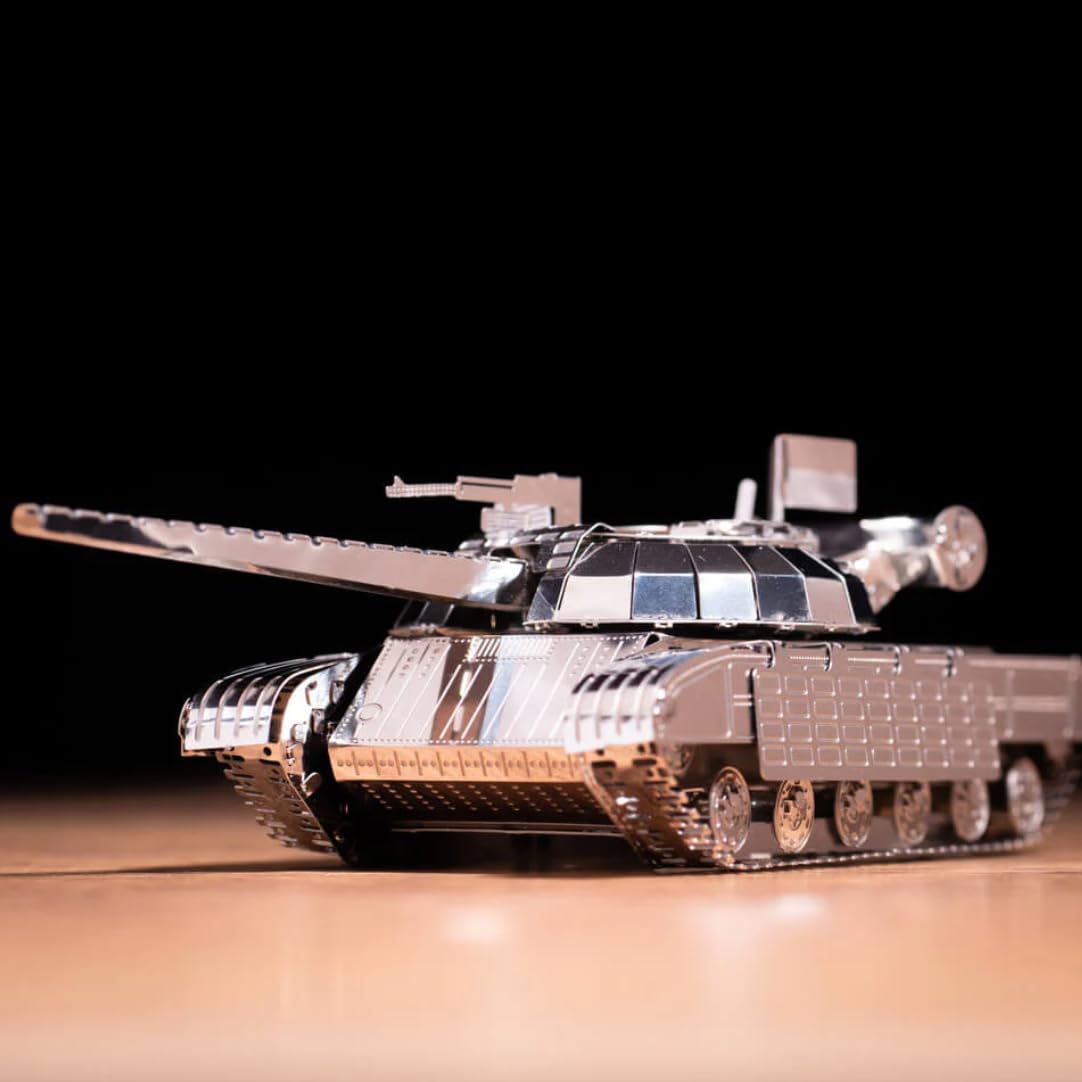 METAL TIME Bulat T-64, 3D Puzzles for Adults or Teens DIY Metal Puzzle Model Kit, 3D Metal Model Brain Teaser Puzzle - Image 2