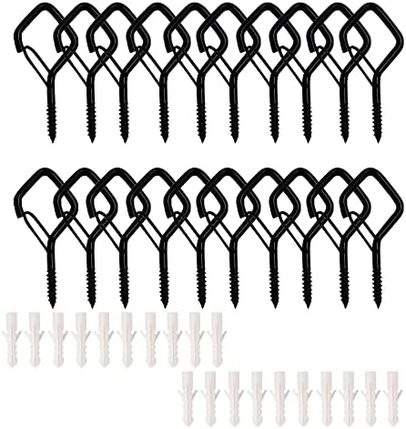 Amazon.com: String Light Hooks for Outdoor, 20 Pack Ceiling Screw Hooks ...