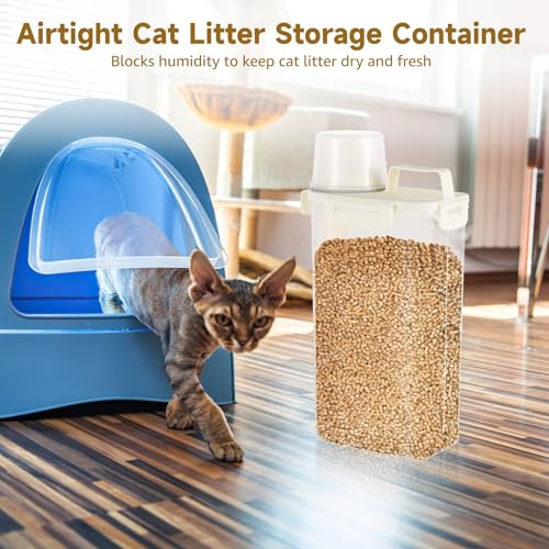 Contenedor de Almacenaje para Arena de Gato 0.8 Gal Transparente miniatura 3