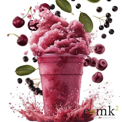 Slush Eis Sirup Quality-Line – Cherronia Aronia & Schwarzkirsche | Konzentrat 5 L 1:5 | Glycerin Frei | für Ninja Slushy Maschine | Premium-Qualität direkt vom Hersteller – Bild 3