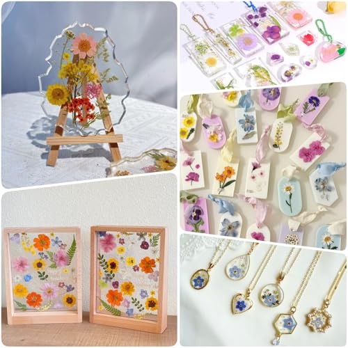 112 piezas flores secas prensadas para manualidades miniatura 7