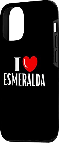 Miniatura 2 de iPhone 13 I Love ESMERALDA Personalized Name Tag Couples Anniversary Case