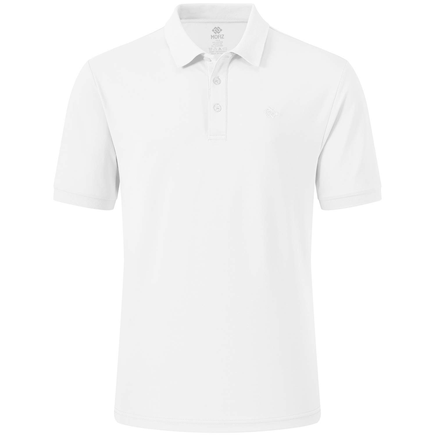 MoFiz Polo Hombre Camisa Manga Corta Verano Algodón Polo Trabajo Deportivo Transpirable Golf Tops