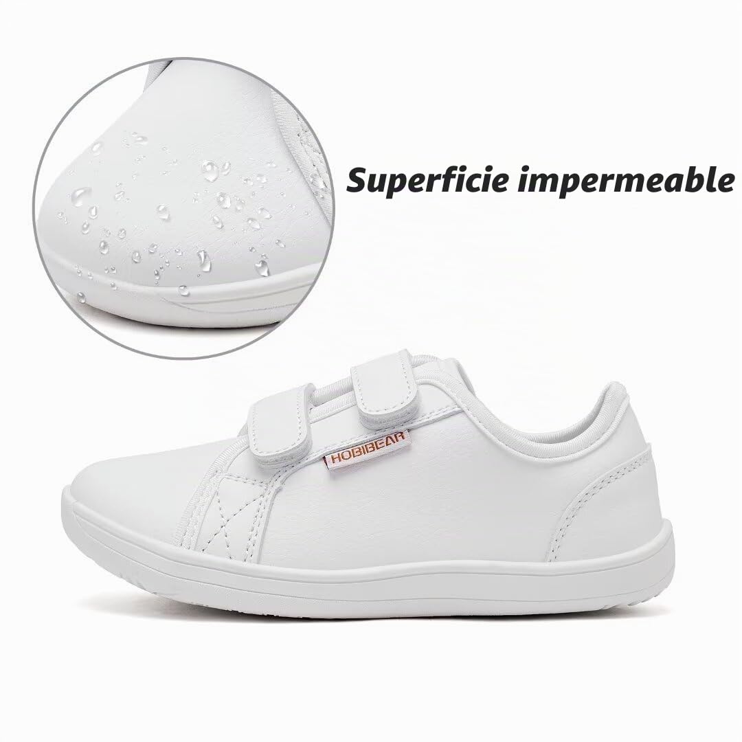 HOBIBEAR Kids Calzado Descalzo Ancho para niños niñas Outdoor Trail Running Minimalist Walking Ligeras Flexibles de Trail Shoes