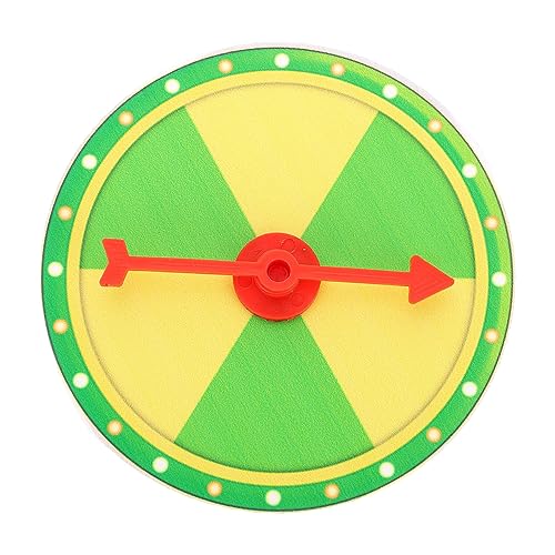 Yardwe Tabletop Prize Wheel Fun Teaching Tool for Boys and Girls and Adults Ideal for Events