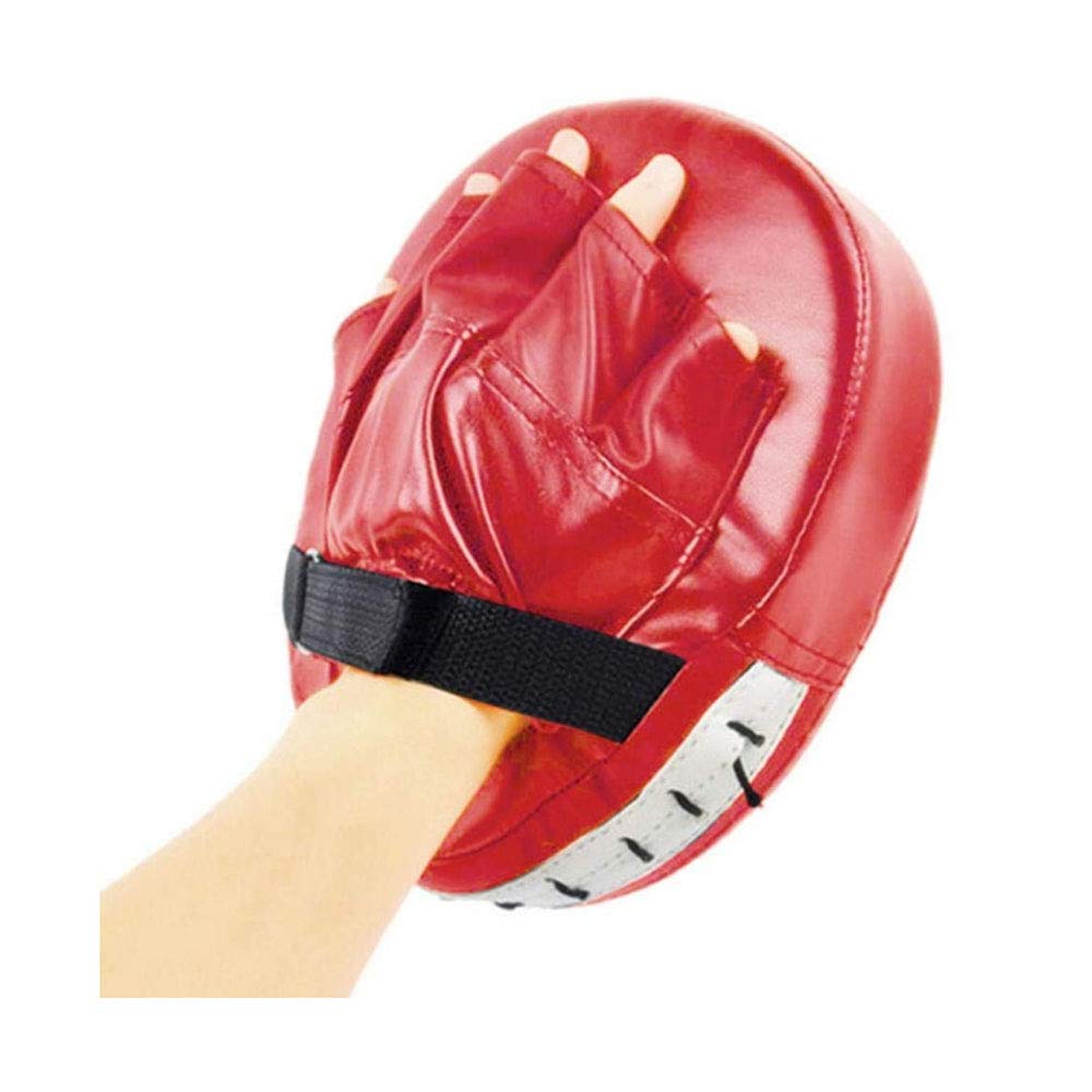 TBYC Black Red Boxing Gloves Pads for Muay Thai Kick Boxing MMA Training PU Foam Boxer Target Pad