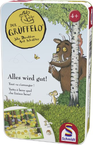 Schmidt Spiele 51276 Der Grüffelo, Alles Wird gut, Bring Mich mit Spiel in der Metalldose
