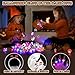 Coluans Halloween Party Favors for Kids Adults 50Pcs Gifts Halloween Treats LED Light Up Rings Flash Rings Glow In The Dark Party Supplies Goodie Non Candy Bag Filler Prizes Decorations NEW VERSION