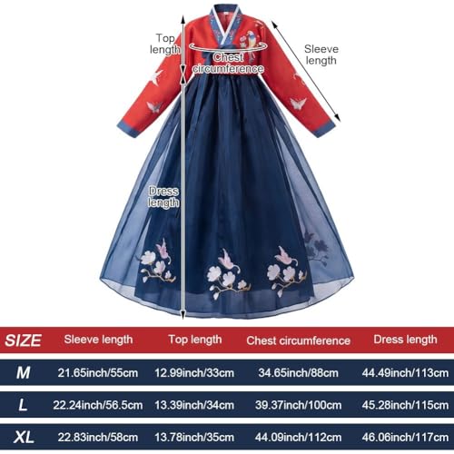 Robe Hanbok Coréenne Résistante Ajustable pour Cosplay et Scène - 3