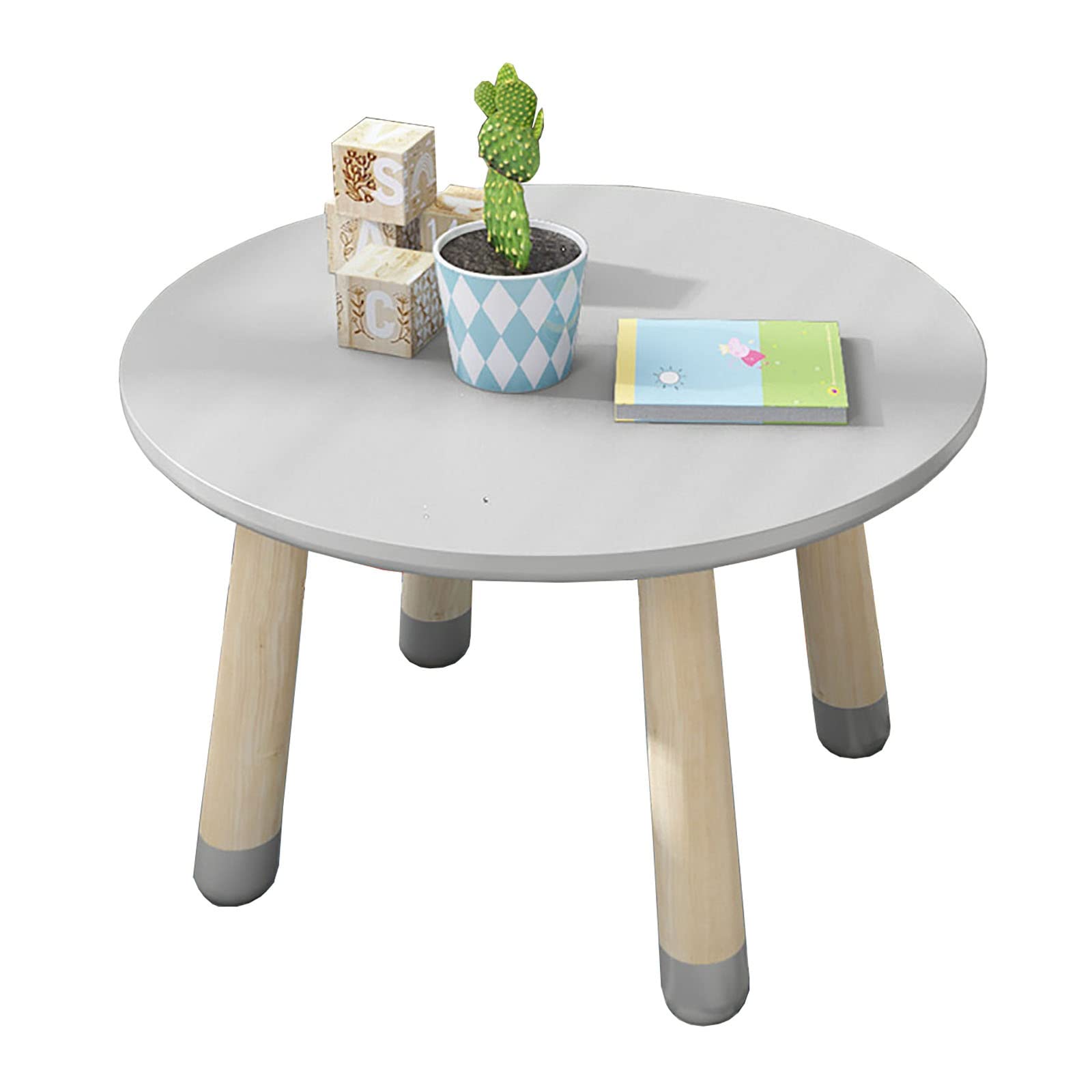 DXYDZSWD Children's Study Desk, American Draw Table, INS Home Game Table, Kindergarten Toy Table, Rectangular Table and Chair Combination(A,80cm)