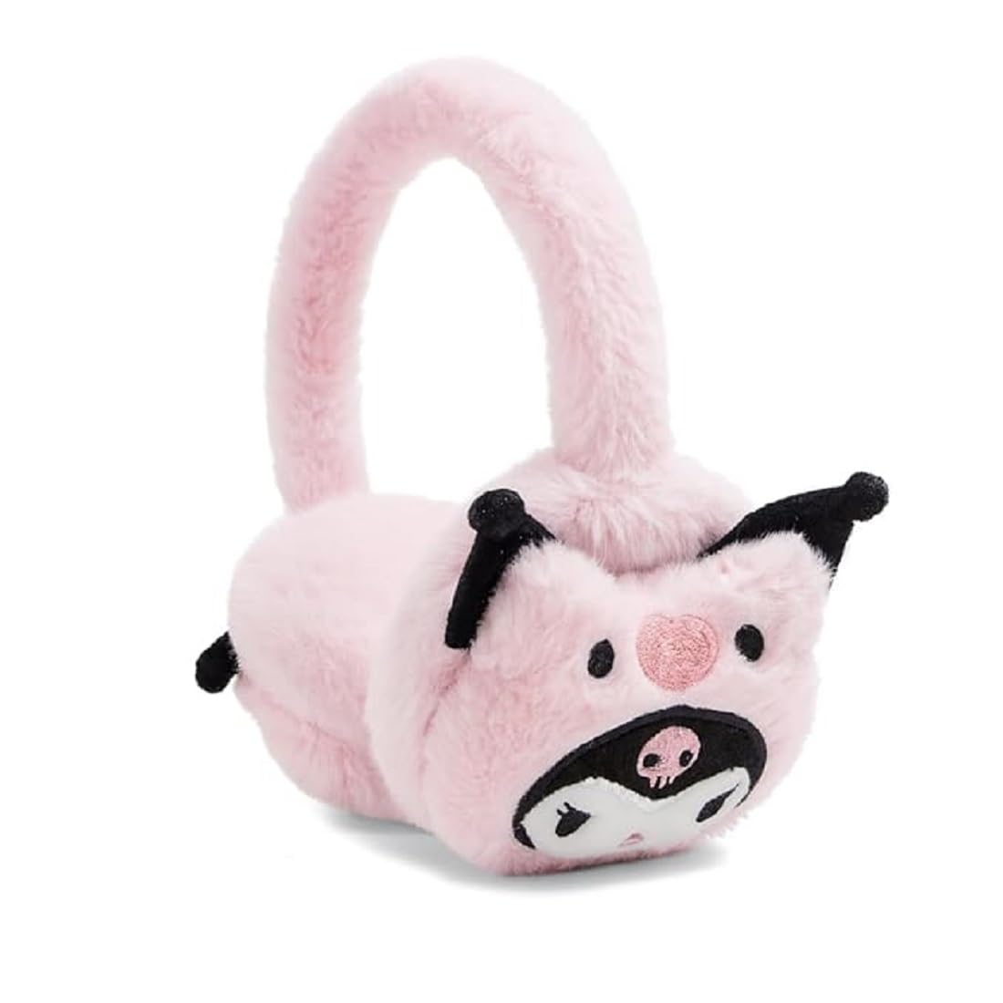 Kuromi Earmuff for winter, Cute Design Warm Earmuff for Kids, Kuromi Plush Winter Earmuffs, Soft Furry Design, Cold Weather Ear Warmers, Kids Accessories (Pack of 1,Random Colour)