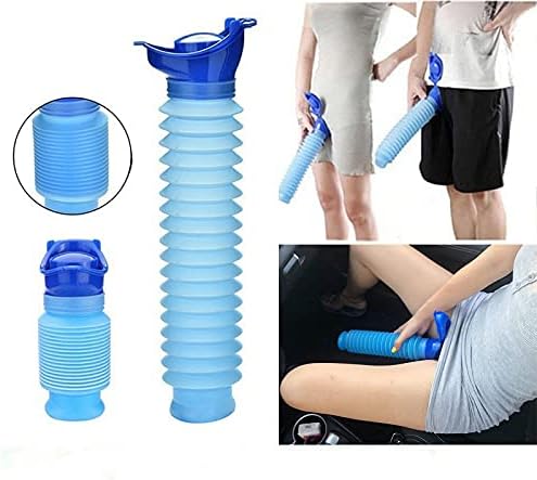 Emergency Anti-leak Flexible Unisex Pocket Toilet For Travel & More, Emergency Urinal 750 ML / 25oz, Portable Reusable Personal Mobile Toilet (1Pcs)