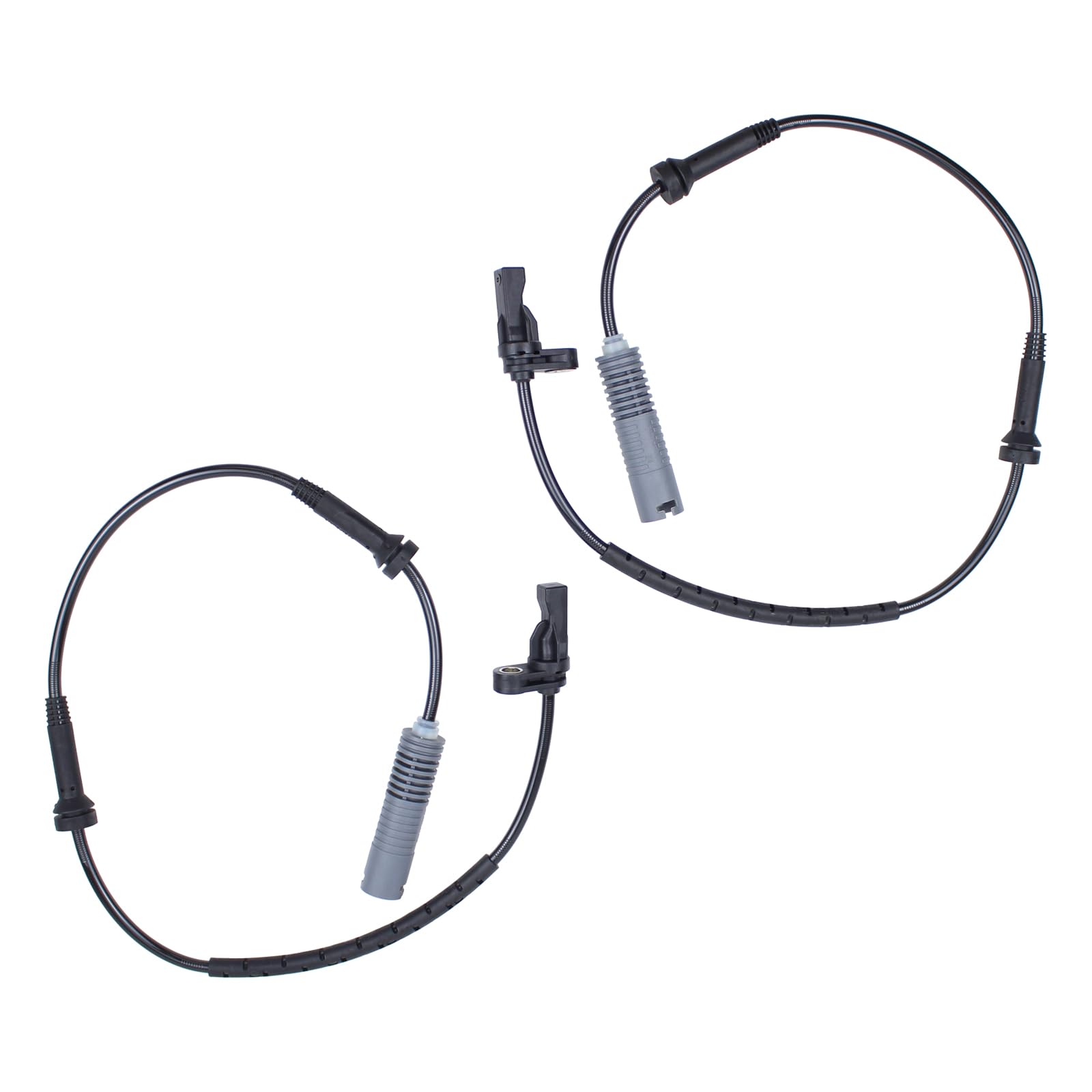 ABS Sensor Vorderachse Raddrehzahl Fühler Drehzahlsensor Raddrehzahlsensor Raddrehzahlfühler Drehzahl Geber Drehzahlfühler vorne links und rechts für 1er E81 E87 E88 E82 3er E90 E91 E92 E93