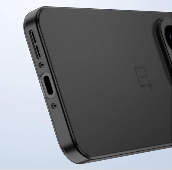 GIOPUEY Case Compatible with OnePlus 15 Hard PC Material Case Comfortable and Smooth to Touch Mobile Phone Case Shockproof Anti-Fingerprint Cover - Translucent Black