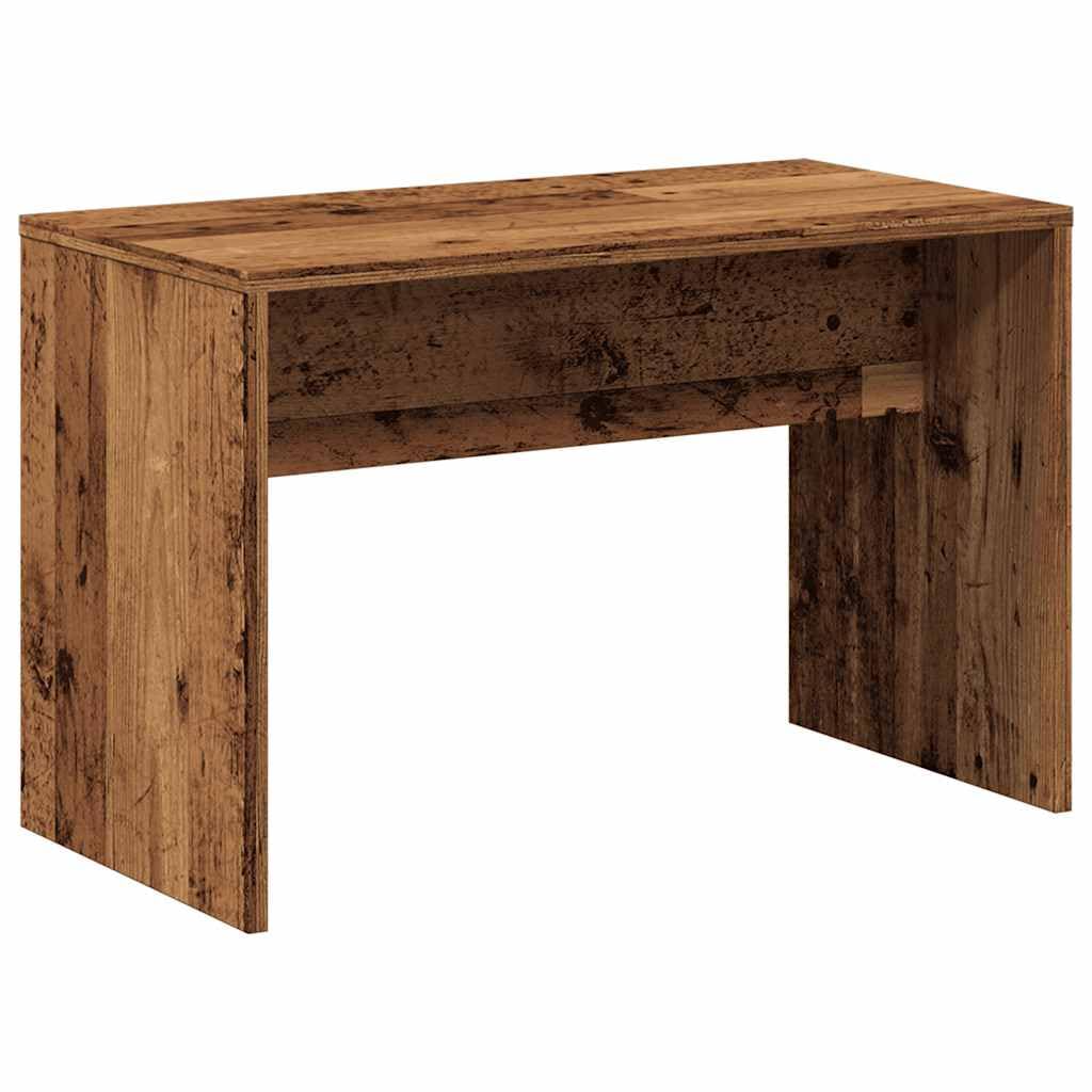 vidaXL Taboret toaletowy Stare drewno 70x35x45 cm Drewno klejone