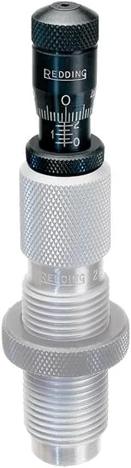 Redding Bullet Seating Micrometer with Standard Seat Plug | Durable Replacement Gunsmithing Measuring Tool for Standard Rifle Dies | 1/2" x 20 Threads