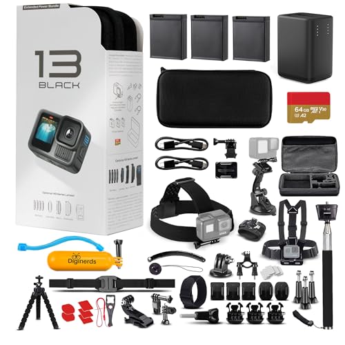 GoPro HERO13 Black Action Camera Bundle with Accessories