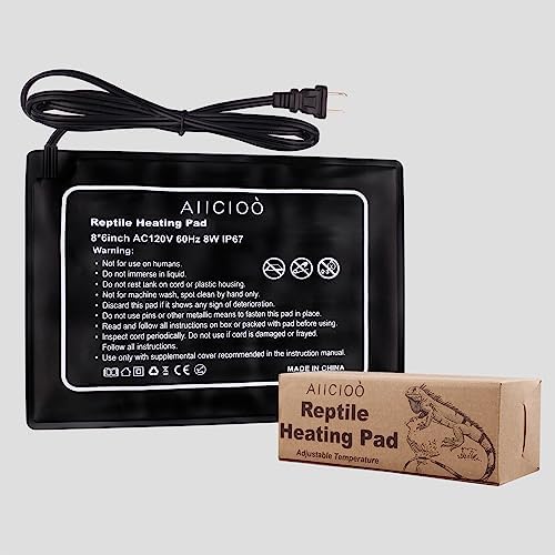 Aiicioo Reptile Heating Pad 8W Under Tank Heater