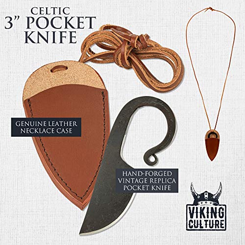 image for Viking Culture Viking Battle Axe | Hand-Engraved Runes and Celtic Ring