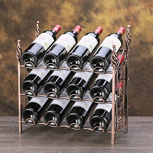 Soporte para botellas de vino apilable de 3 niveles miniatura 4