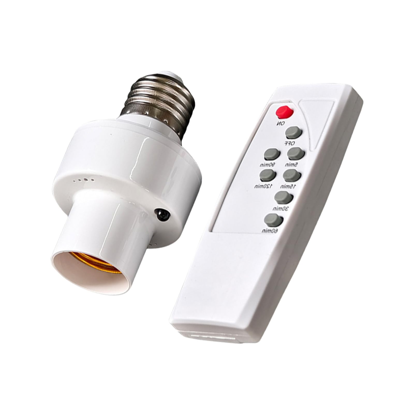 Jazuaiao E27 Base Lamp Holder for Closet Basement Remote Control Light Socket Switches Bulbs Switches Remote Control Bulb