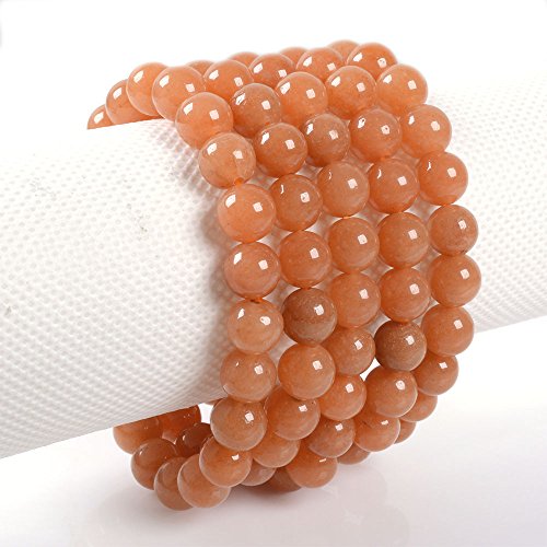 Justinstones 8mm Round Beads Stretch Bracelet 7 Inch Unisex3