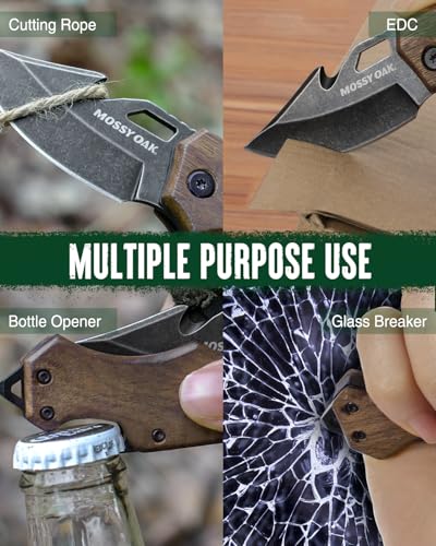 Customization Mill Oak Wood Pocket Knife