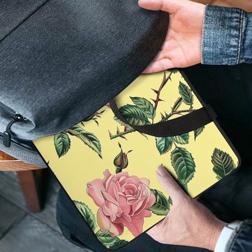Bolso de hombro para laptop con diseño vintage rosa miniatura 4