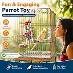 Rypet Bird Chewing Toy - Parrot Cage Bite Toys Wooden Block Bird Parrot Toys for Small and Medium Parrots and Birds - Image 6