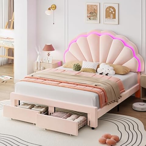 HIFIT Smart LED Bed Frame with Storage Cover