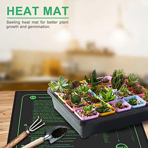 Seedling Heat Mat - Met Standard Warm Hydroponic Heating Pad For Indoor Gardening, Durable Waterproof 20" X 20.75" #TOP5