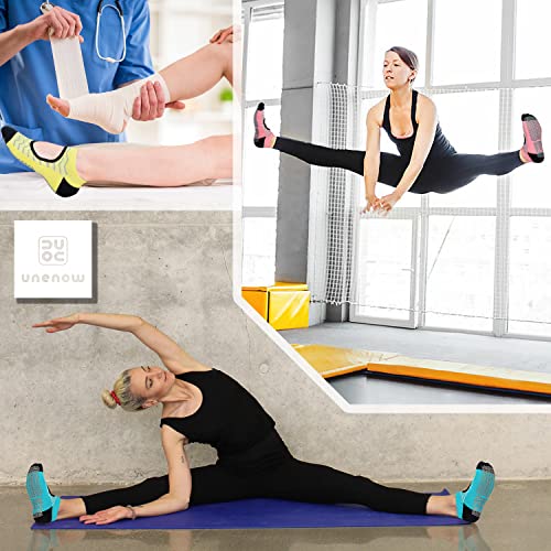 Image of Non Slip Grip Yoga Socks for Women with Cushion for Pilates, Barre, Dance