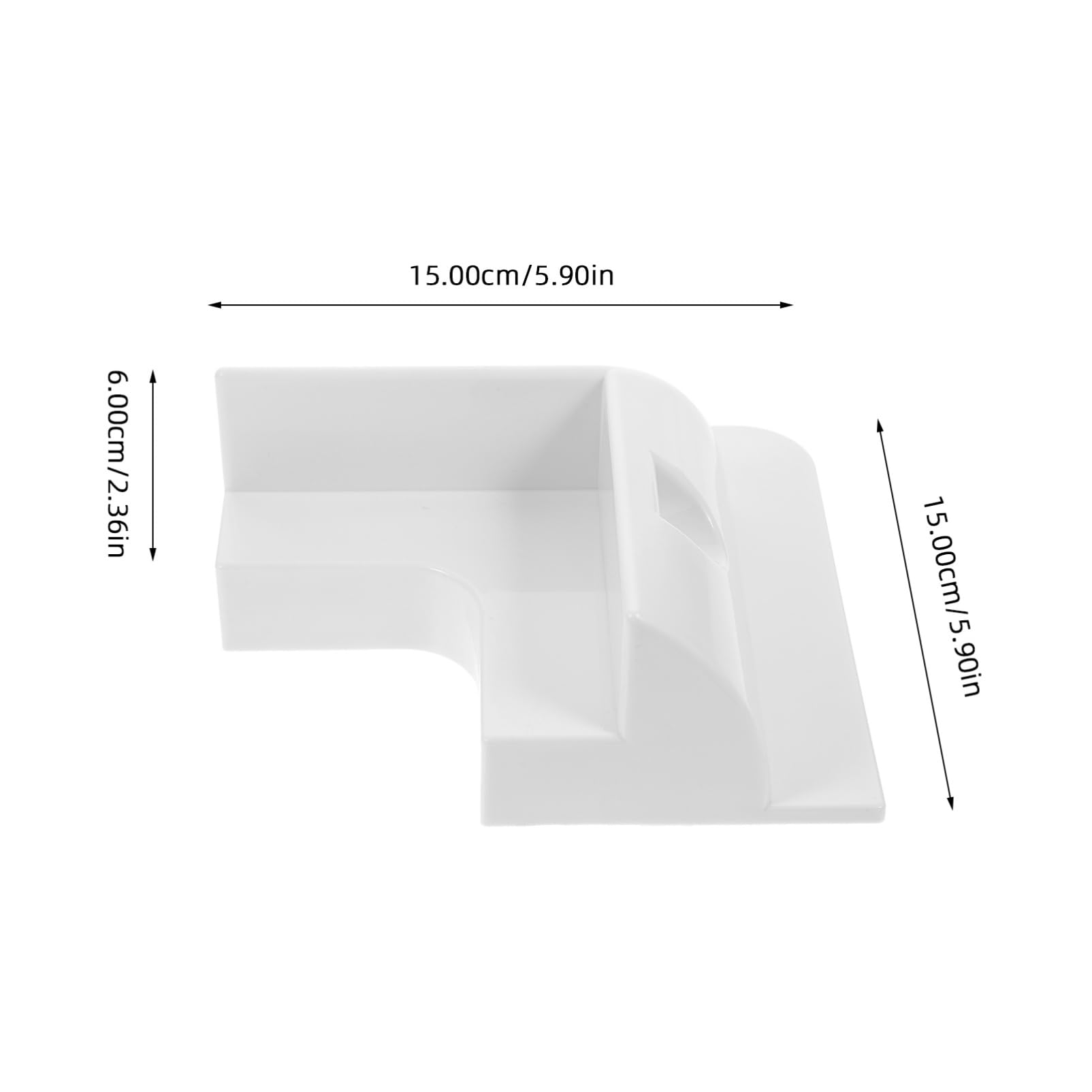Supporto per Pannello Solare Montaggio senza Fori Abs Bianco