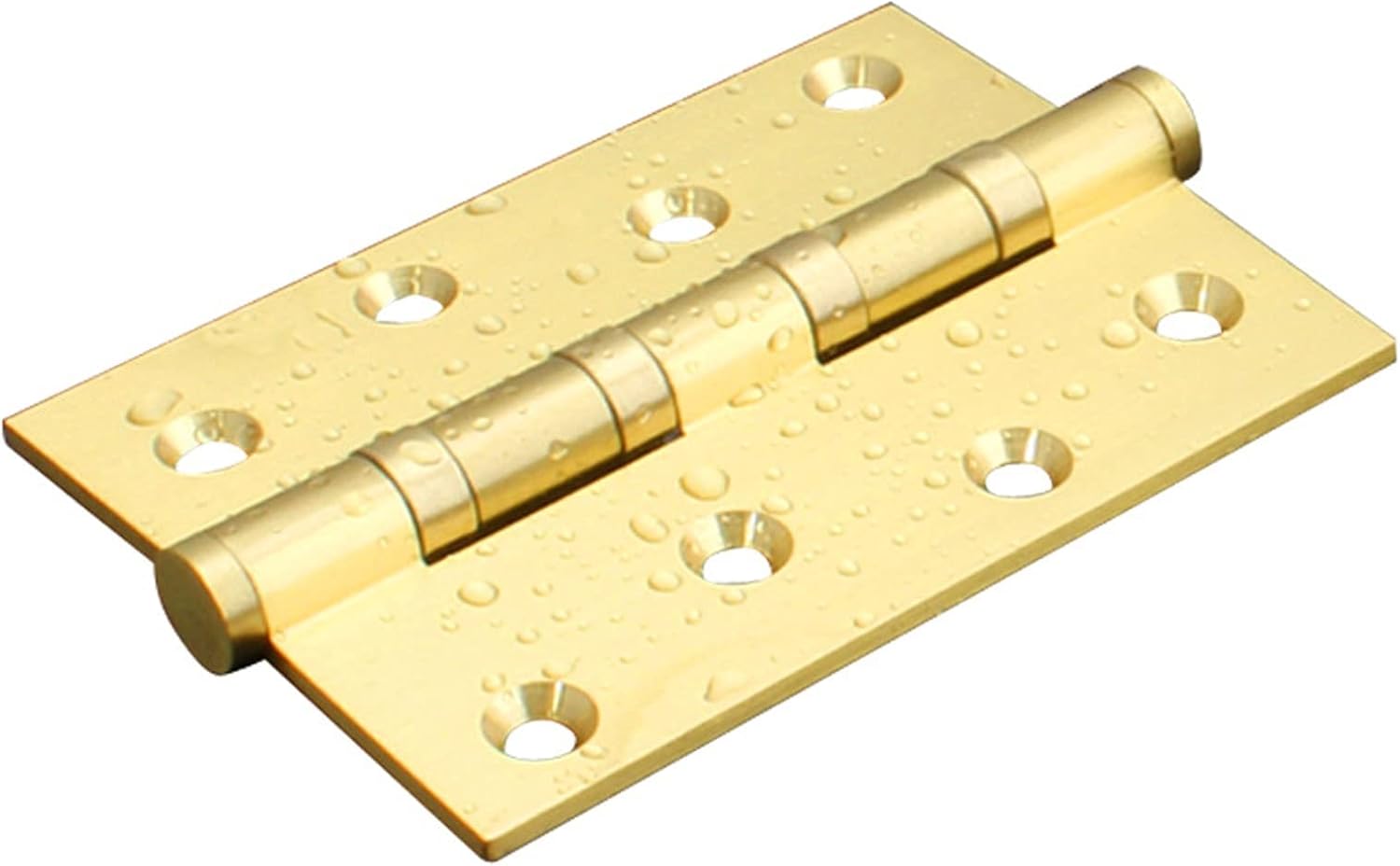 Metal Hinges,Door Hinges,Internal Door Hinges,gate Hinges, European-Style All-Bronze Door Hinges, Thickened Hinges Silent Copper Hinges Copper Antique 4-inch Flat Hinges (Color : A) (Color : A) (Colo