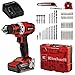 Produktbild Einhell Akku-Bohrschrauber-Set TE-CD 18/40 Li +69 (1x2,5 Ah) Power X-Change (Li-Ion, 18 V, 2 Gang, 40 Nm Drehmoment, inkl. 1x Akku und Ladegerät, Koffer, 69-tlg. Zubehör)