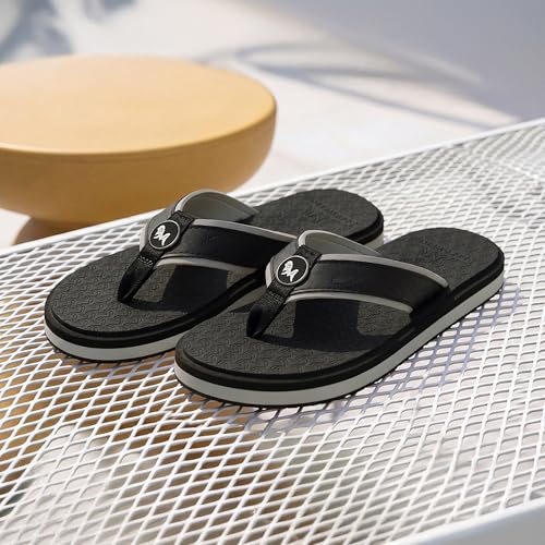 Image of Neeman's Eco Fluffy 2.0 othro slippers for men | Soft Comfortable & Stylish Flip Flops | lightweight | Anti Skid | Arch support daily use chappal