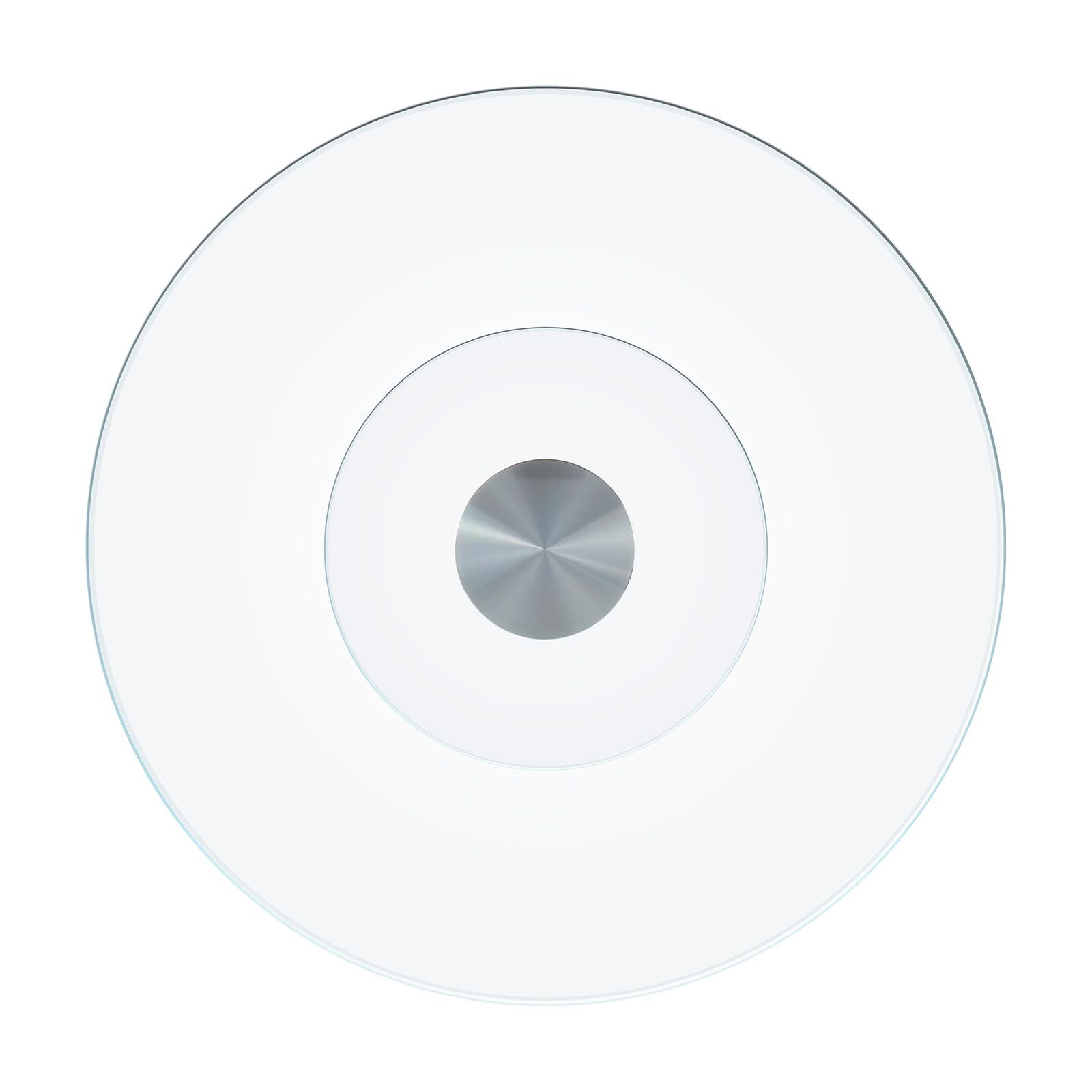 40-Inch Lazy Susan Turntable for Dining Table, Tempered Glass, 360° Rotation, Anti-Tip Design, Perfect for Parties, Weddings, and Family Dinners (40 inch)