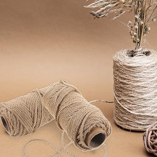 FONDOTIN 1 Unidade barbante vintage corda multiuso corda de jardim tapete de juta decoração vintage