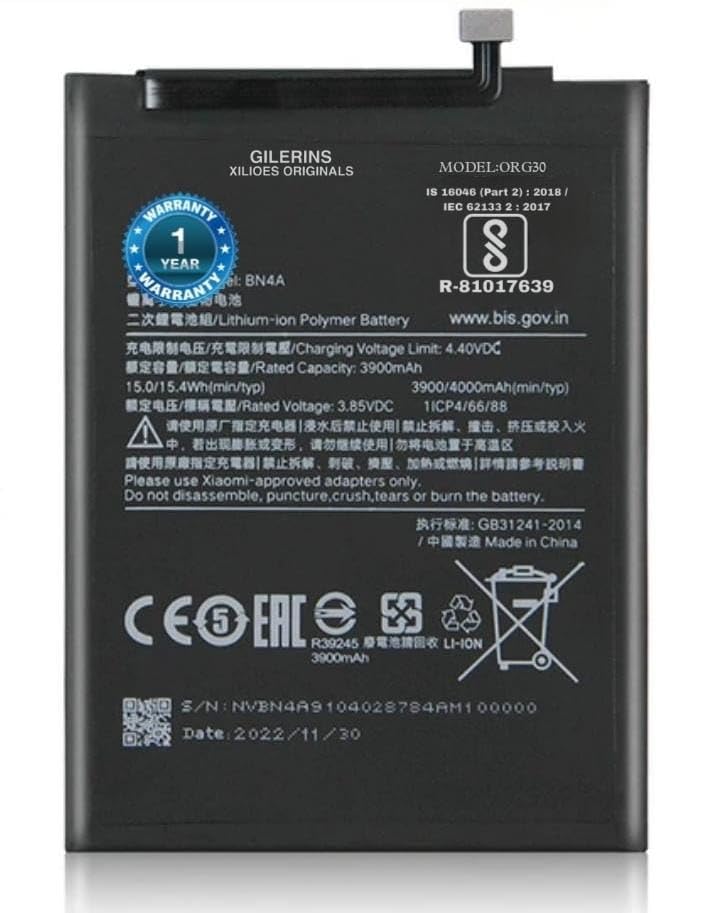 Image of Original BN4A Battery for Redmi Note 7 Pro /7 / 7S Battery with 1 Year Warranty**** (Z0005)