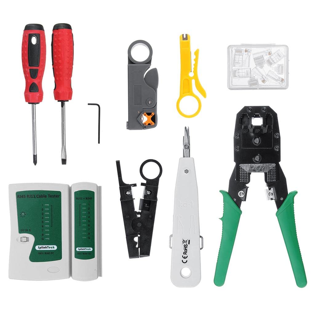 MERISHOPP LAN Ethernet Network Cable Tester Crimper Plier Network Maintenance Tool Kit-picture-18