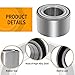 Front Wheel Bearings Replacement for Polaris Sportsman 300 400 450 500 570 600 700 800 ACE Scrambler ATP (36x64x37) Heavy Duty Stainless Steel
