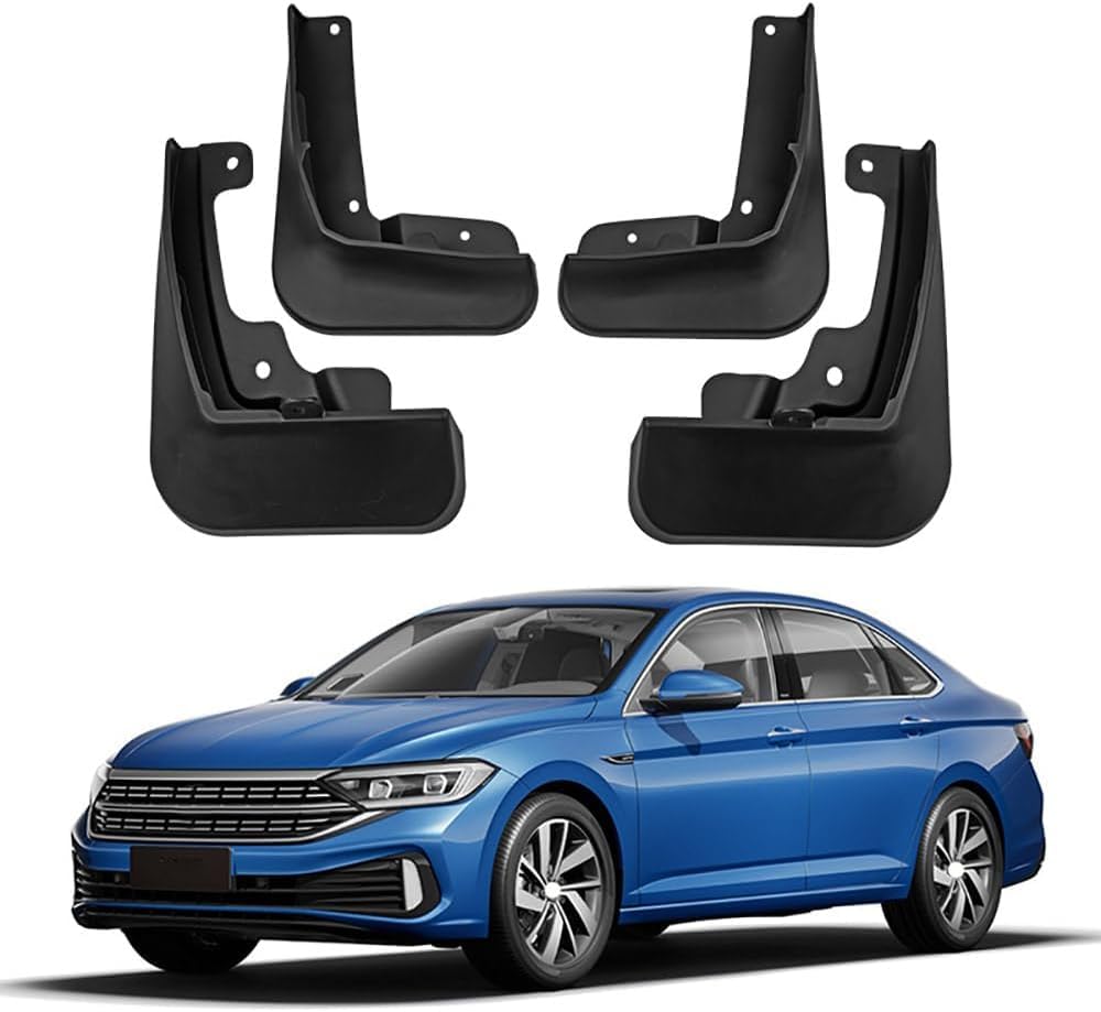 WeiYH No Drill Mud Flaps for Car Front Rear Wheel for VW Jetta 2023