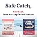 Safe Catch Wild Pacific Pink Salmon Skinless Boneless Wild-Caught Salmon Fish Pouch, Mercury Tested, Kosher, 12-Pack Salmon Pouches 3oz Packets