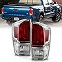 ACANII - For 2016-2023 Toyota Tacoma Smoke Bezel Tail Lights Brake Lamps Assembly Replacement Pair Driver & Passenger