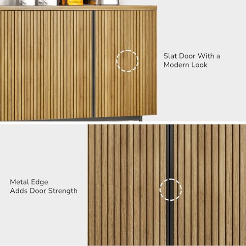 Belleze 014-HG-40016-CAM Sideboard Buffet Cabinet thumb #4