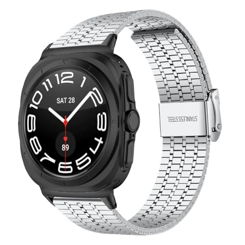 Bracelet Galaxy Watch Ultra 47mm en acier pour exprimer votre style unique