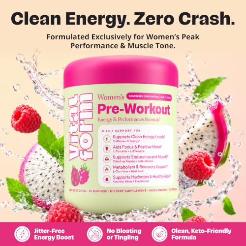 VitalForm Women's Pre-Workout Powder