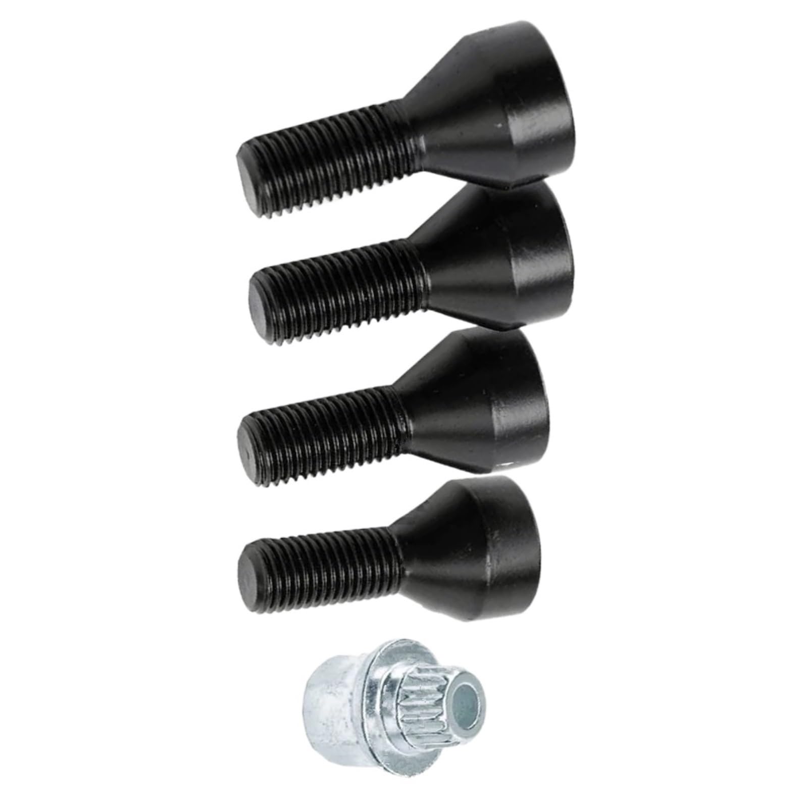 Écrous Antivol Roue Compatible Avec BMW Pour 530i 2001-2007 Pour 540i 1997 1998 1999 2000 2001 2002 2003 OEM 36136764057 4 Pièces Boulons Jante Voiture Écrous Roue