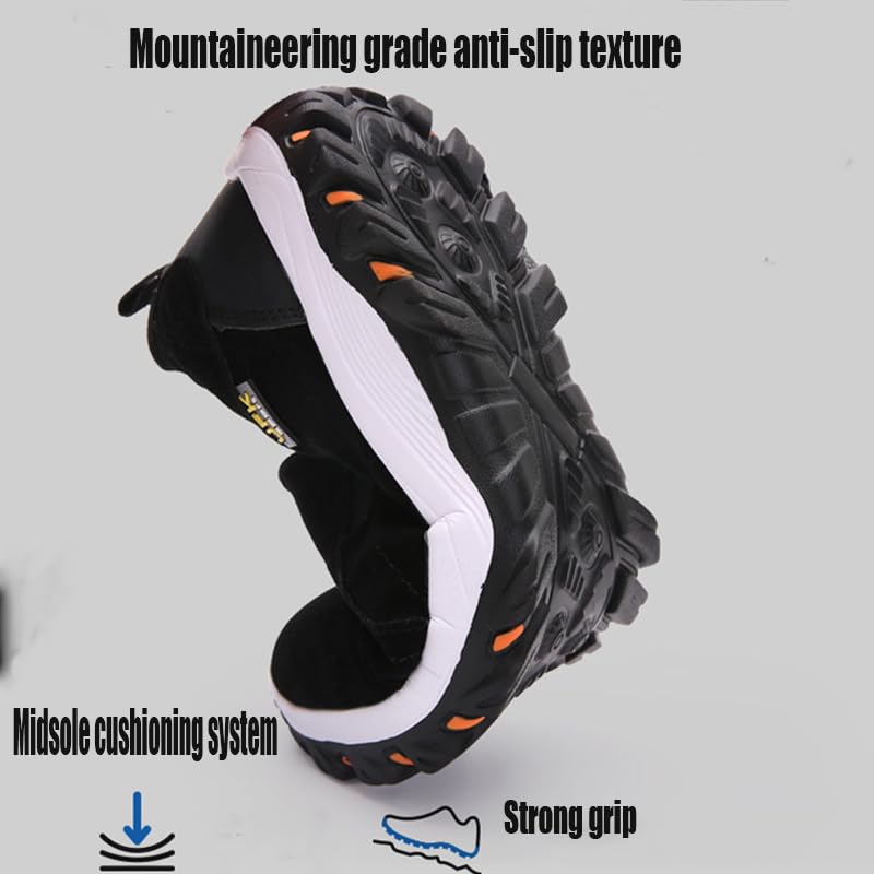 Men's Canvas Slip-On Orthopedic Loafers Casual Breathable Non Slip Outdoor Flats Driving Sneakers for Plantar Fasciitis, for Pain Relief Walking Boat Shoes4